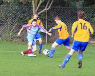 Young Hempnall player takes them on