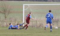 Whiting slips the ball home